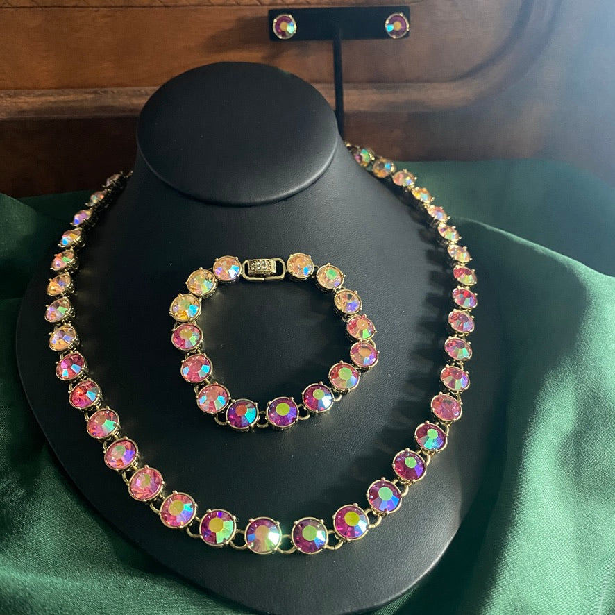 Heidi Daus AB Crystal Rhinestone Parure