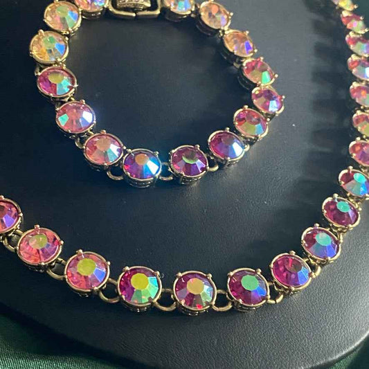 NecklaceHeidi Daus AB Crystal Rhinestone Parure