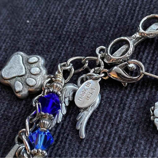 BraceletWizard & Witch Fantasy-Themed Blue & Silver Charm Bracelet