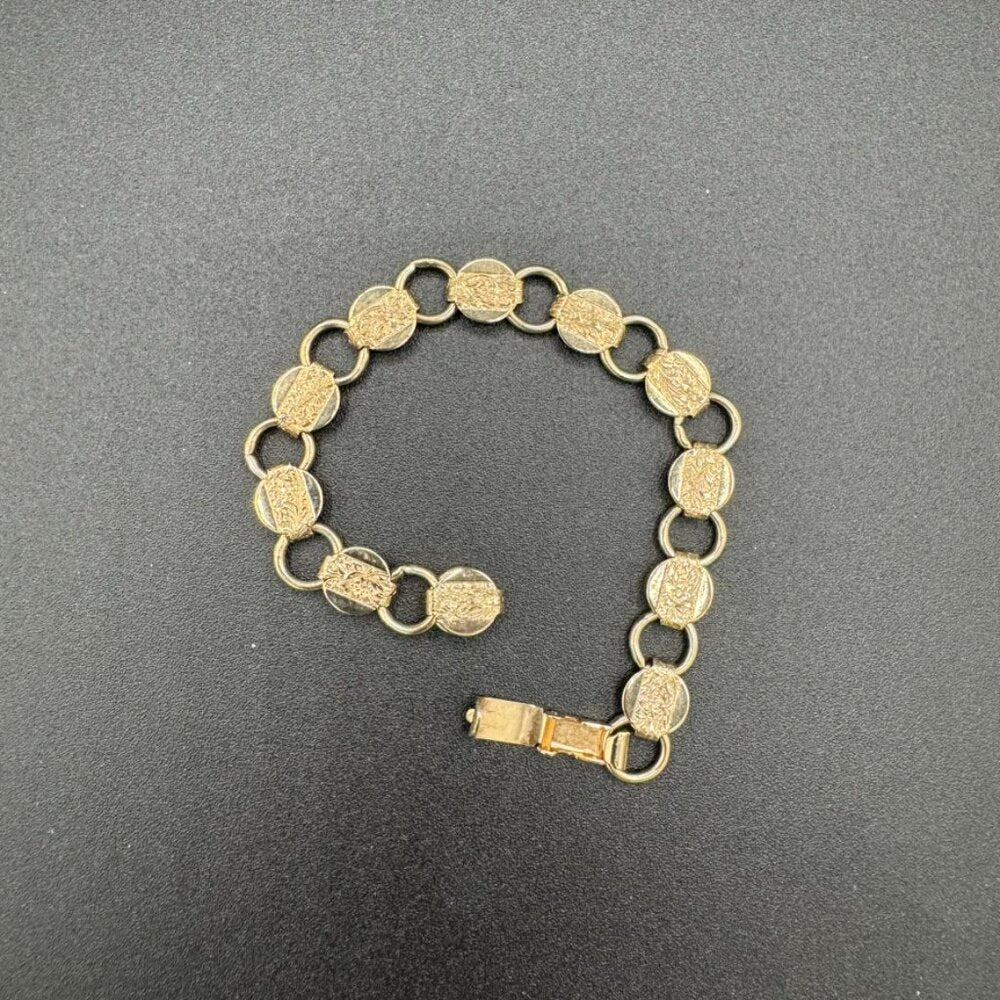 Sarah Coventry's "Young And Gay" Gold Tone Bracelet