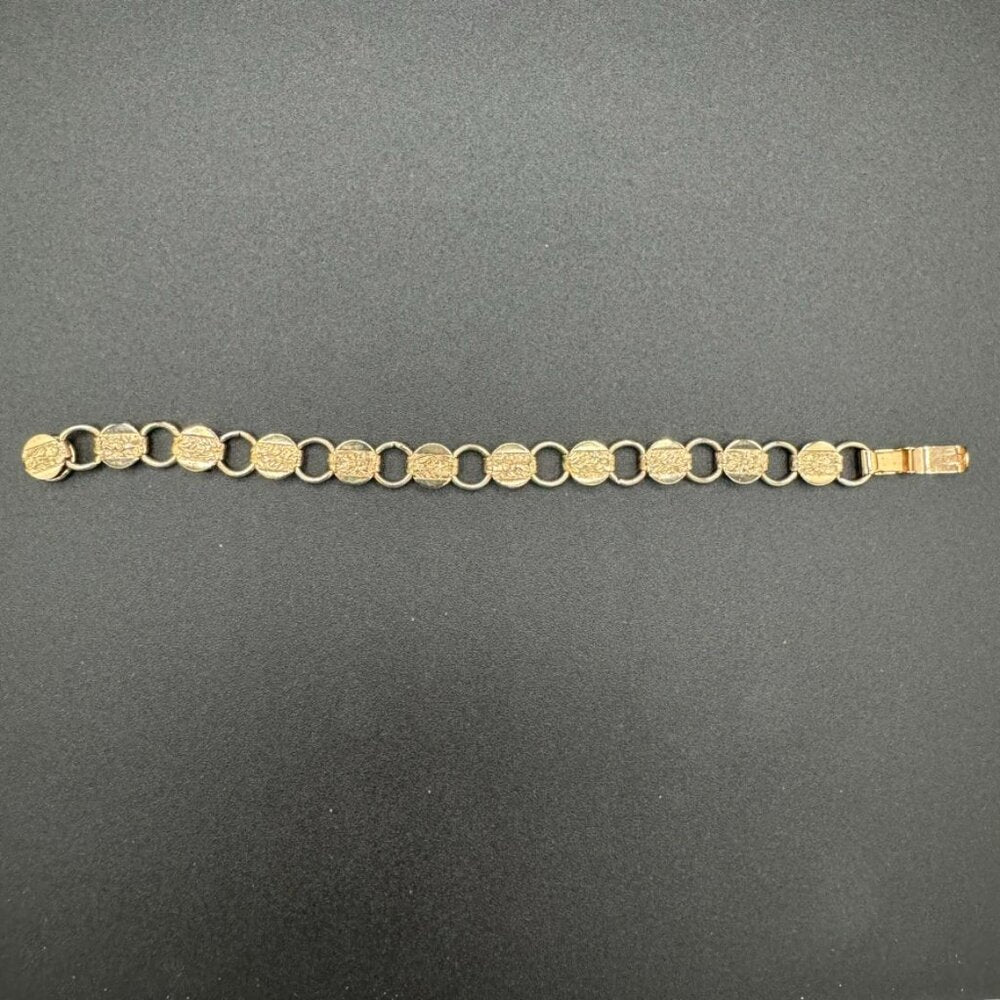 Sarah Coventry's "Young And Gay" Gold Tone Bracelet