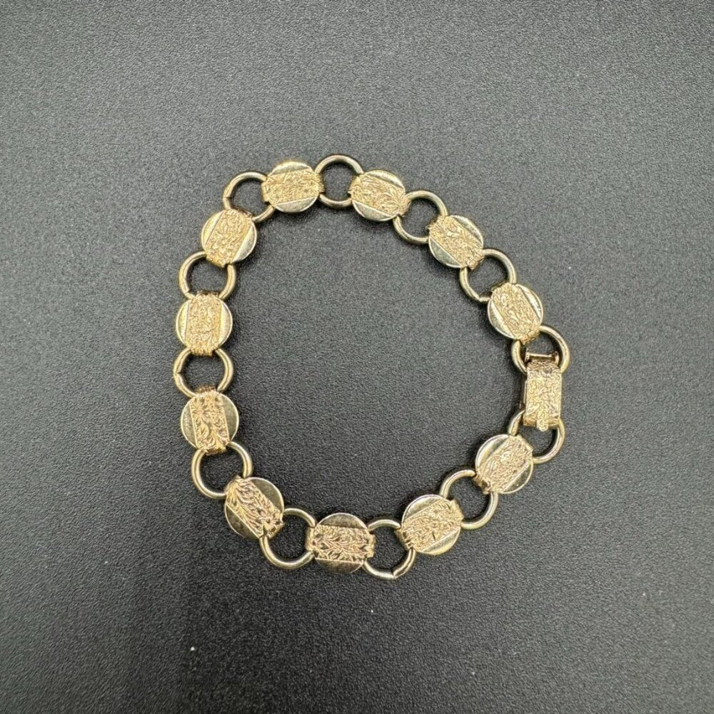 Sarah Coventry's "Young And Gay" Gold Tone Bracelet