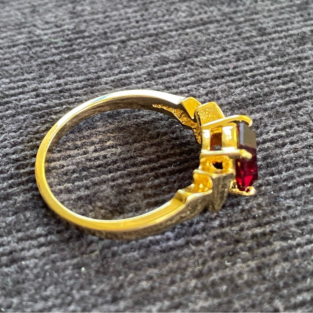 Art Deco Costume Ring Size 8.75