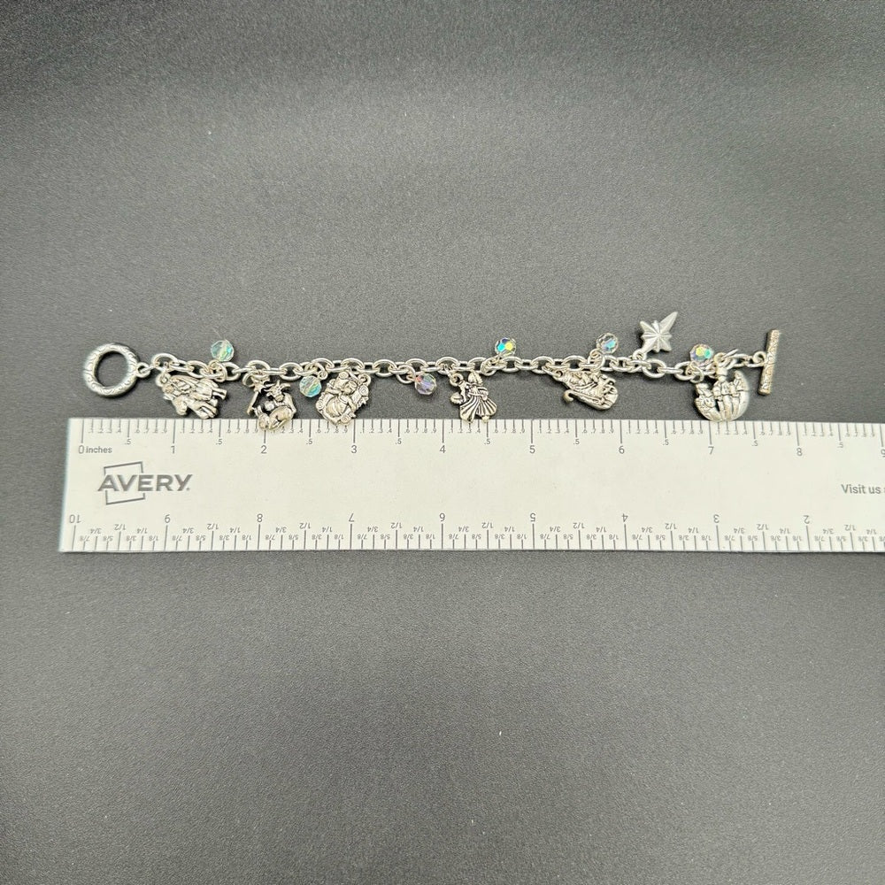 Story of Christmas Christ’s Birth Religious Nativity Charm Bracelet