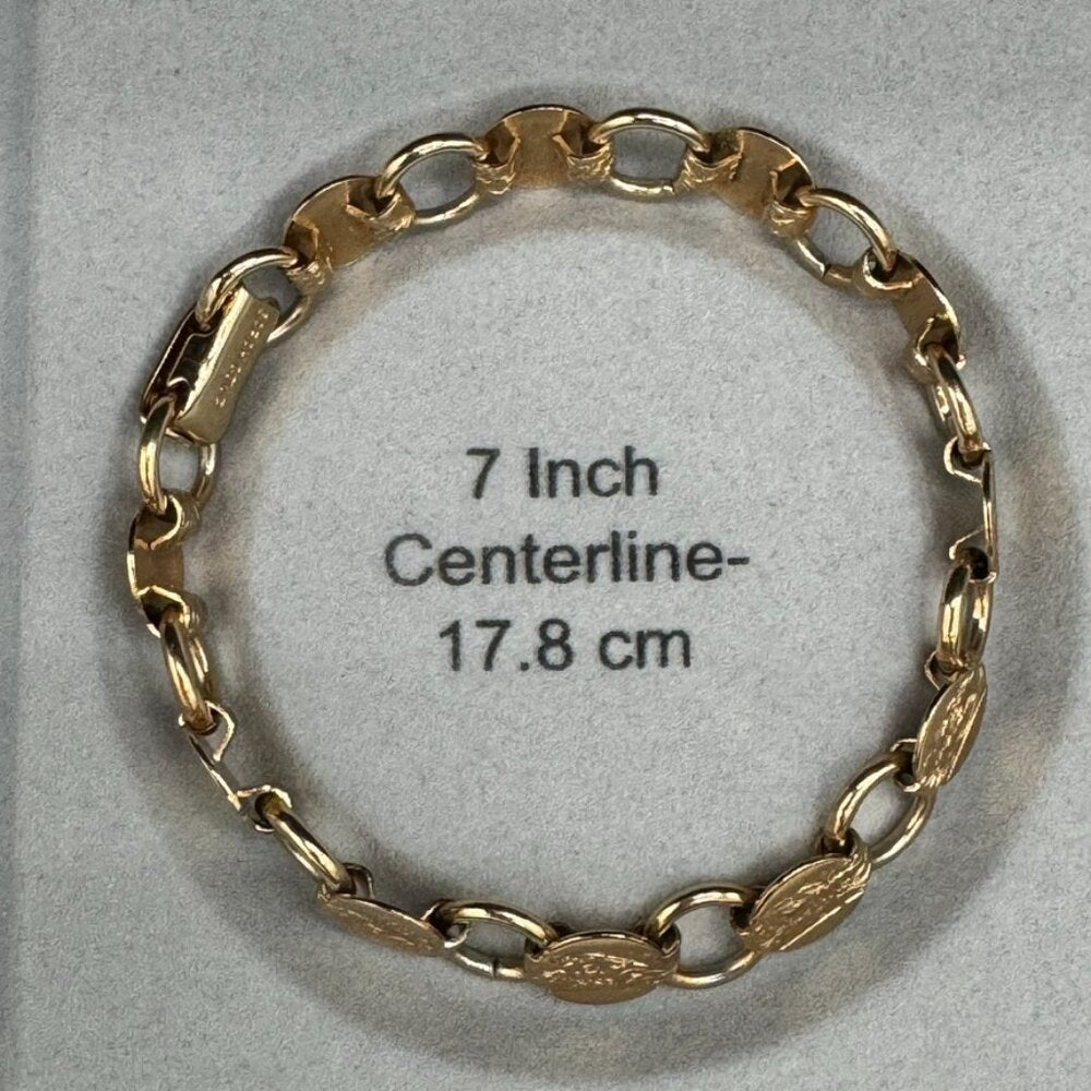 Sarah Coventry's "Young And Gay" Gold Tone Bracelet