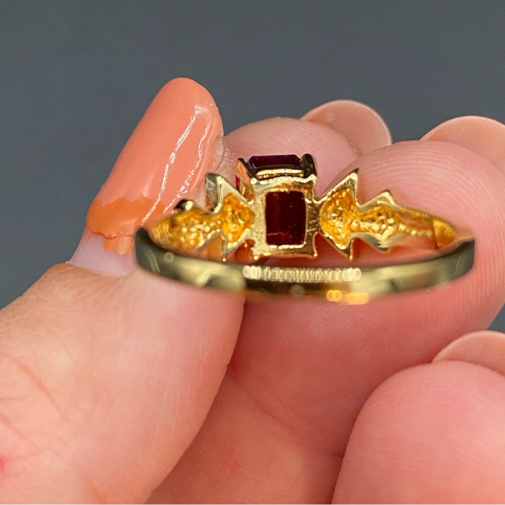 Art Deco Costume Ring Size 8.75