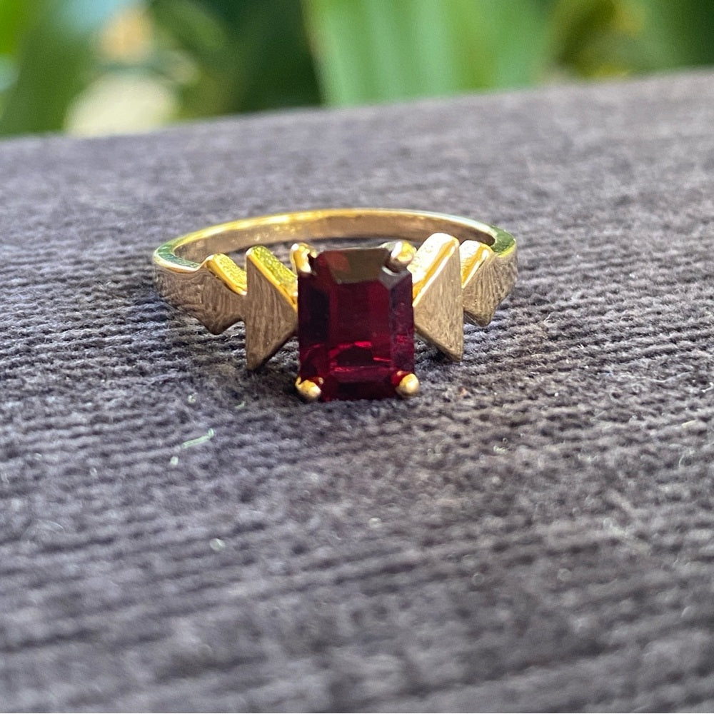 Art Deco Costume Ring Size 8.75