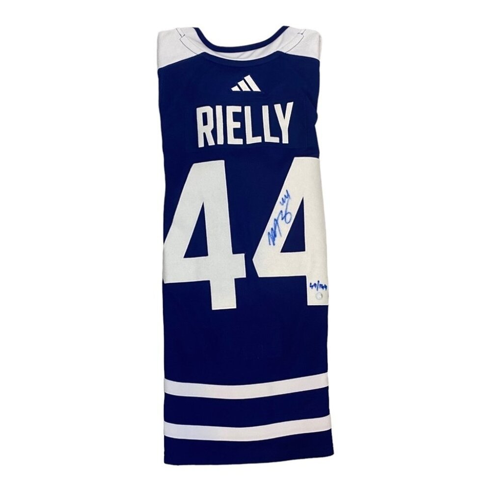 Signed COA Morgan Reilly Toronto Maple Leafs Adidas Jersey New Size L