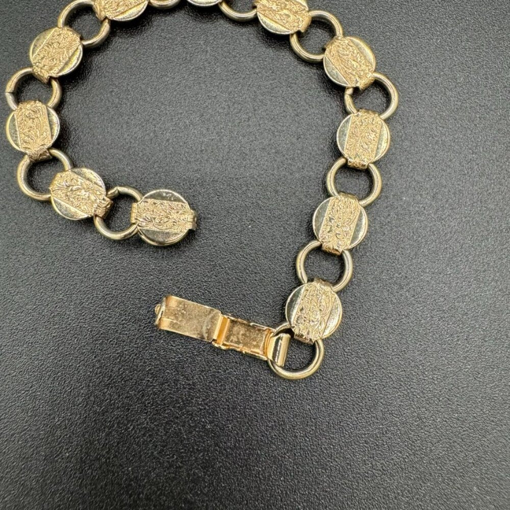 Sarah Coventry's "Young And Gay" Gold Tone Bracelet