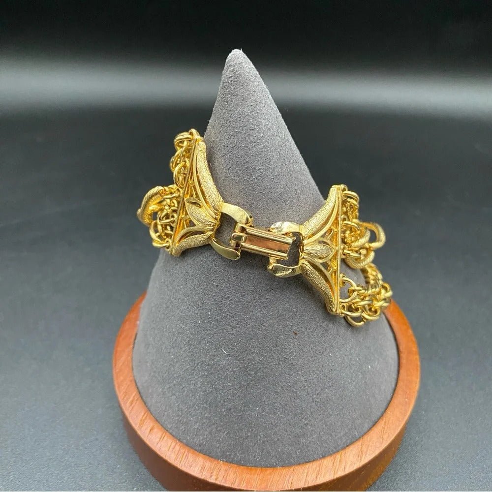 Bracelet80s Disco Glam Five-Strand Gold-Tone Bracelet