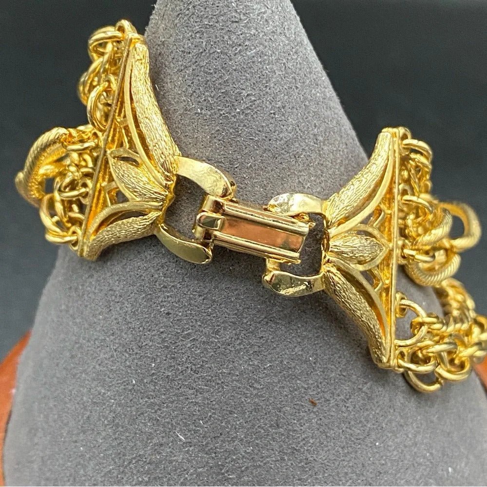 Bracelet80s Disco Glam Five-Strand Gold-Tone Bracelet