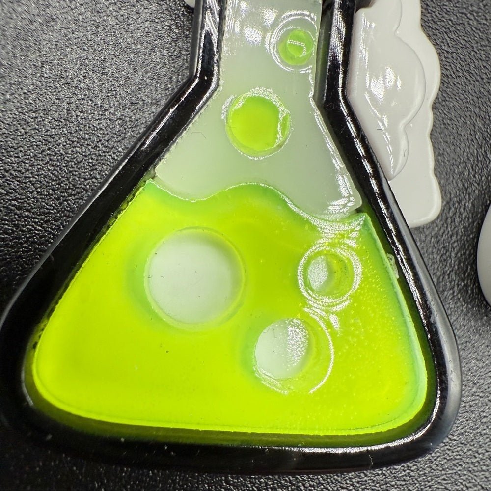 EarringsChemistry Science Earrings - STEM Lime Green Beaker Earrings