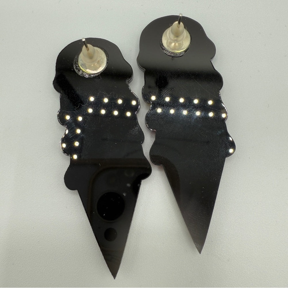 EarringsColorful Ice Cream Cone Stud Earrings — Summer Novelty