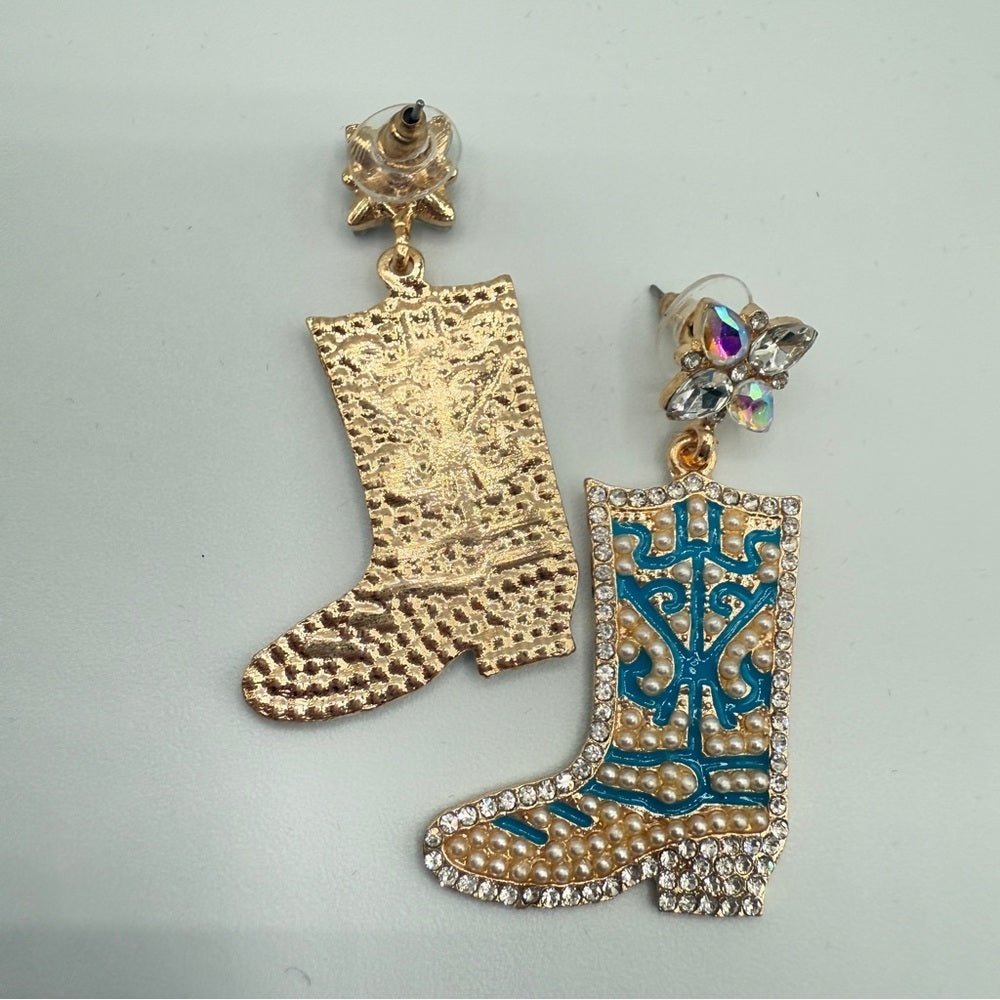 EarringsCowgirl Summer Western Rodeo Boot Earrings