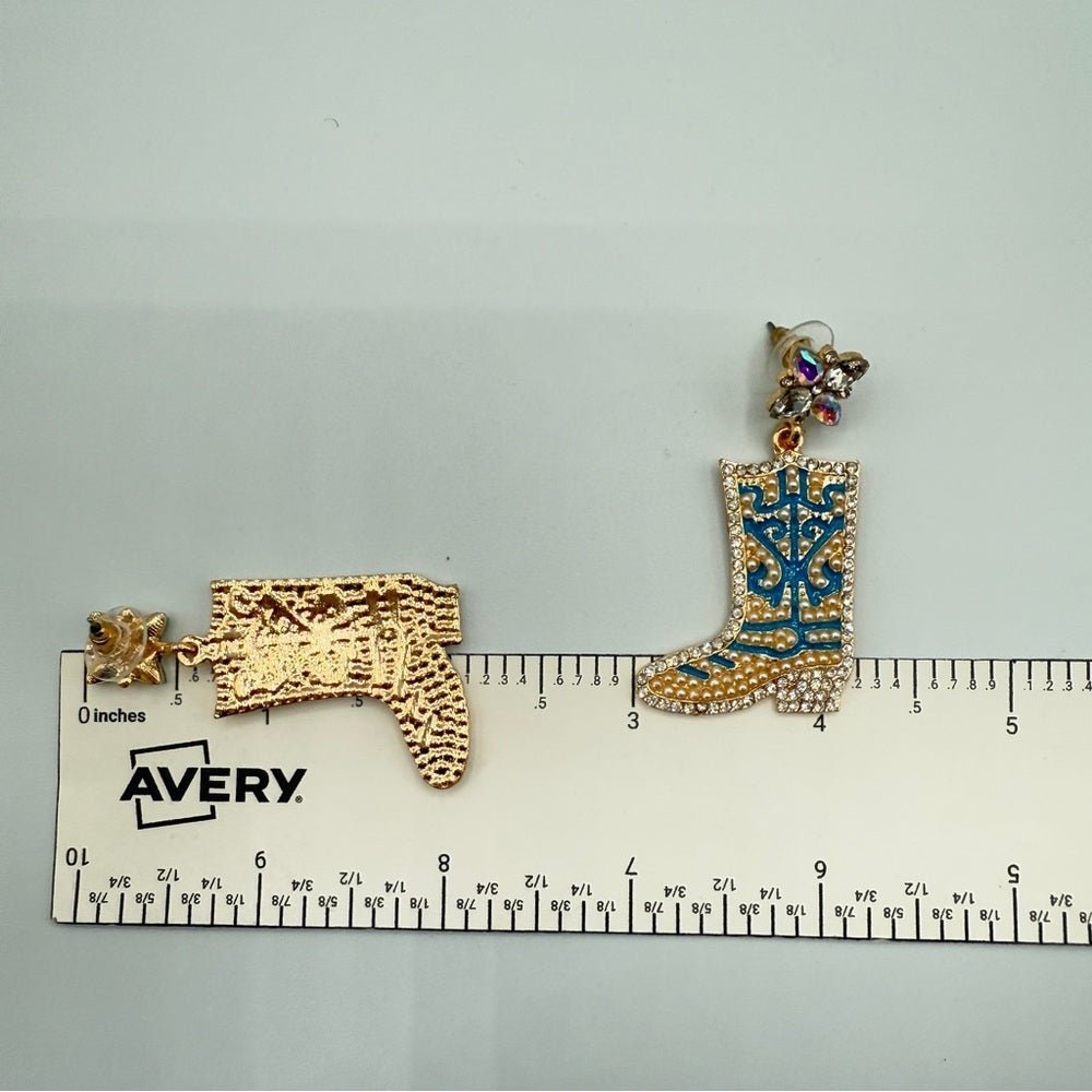 EarringsCowgirl Summer Western Rodeo Boot Earrings