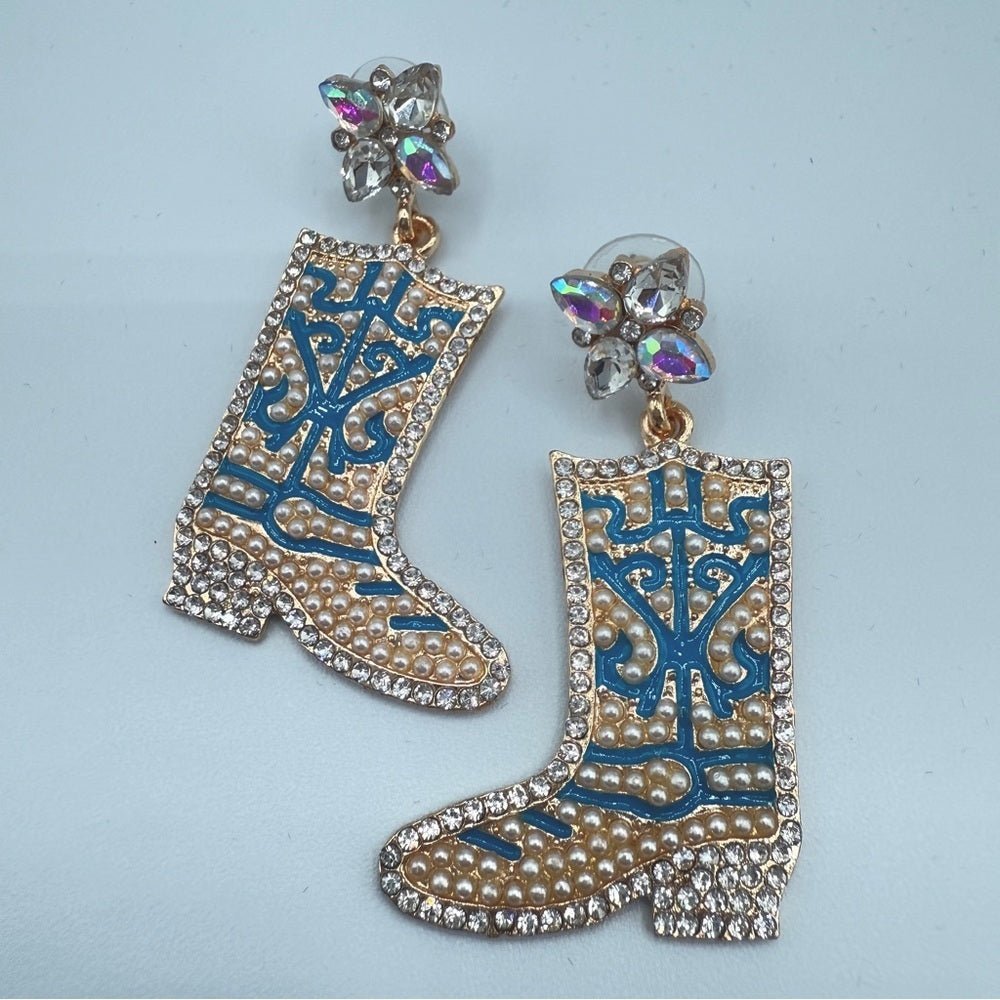 EarringsCowgirl Summer Western Rodeo Boot Earrings