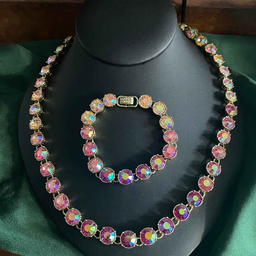 NecklaceHeidi Daus AB Crystal Rhinestone Parure