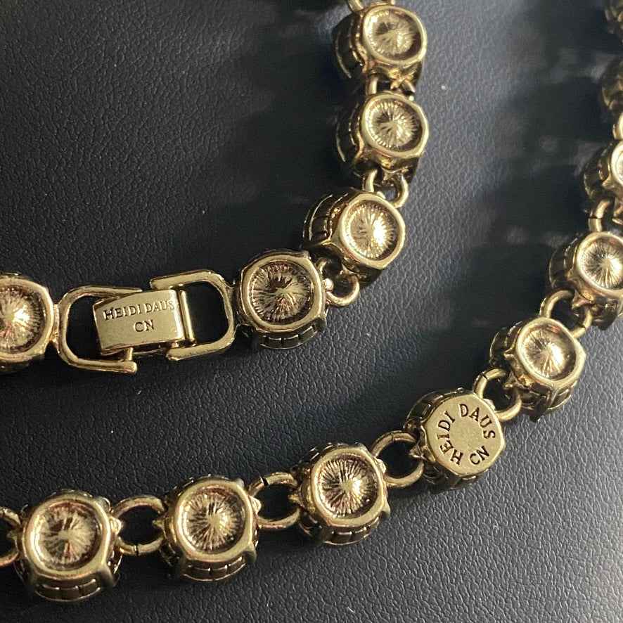 NecklaceHeidi Daus AB Crystal Rhinestone Parure