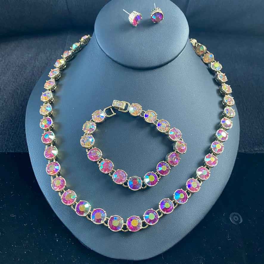 NecklaceHeidi Daus AB Crystal Rhinestone Parure