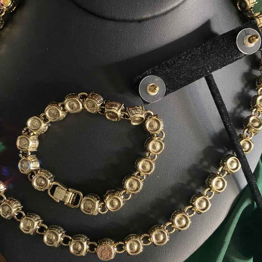 NecklaceHeidi Daus AB Crystal Rhinestone Parure