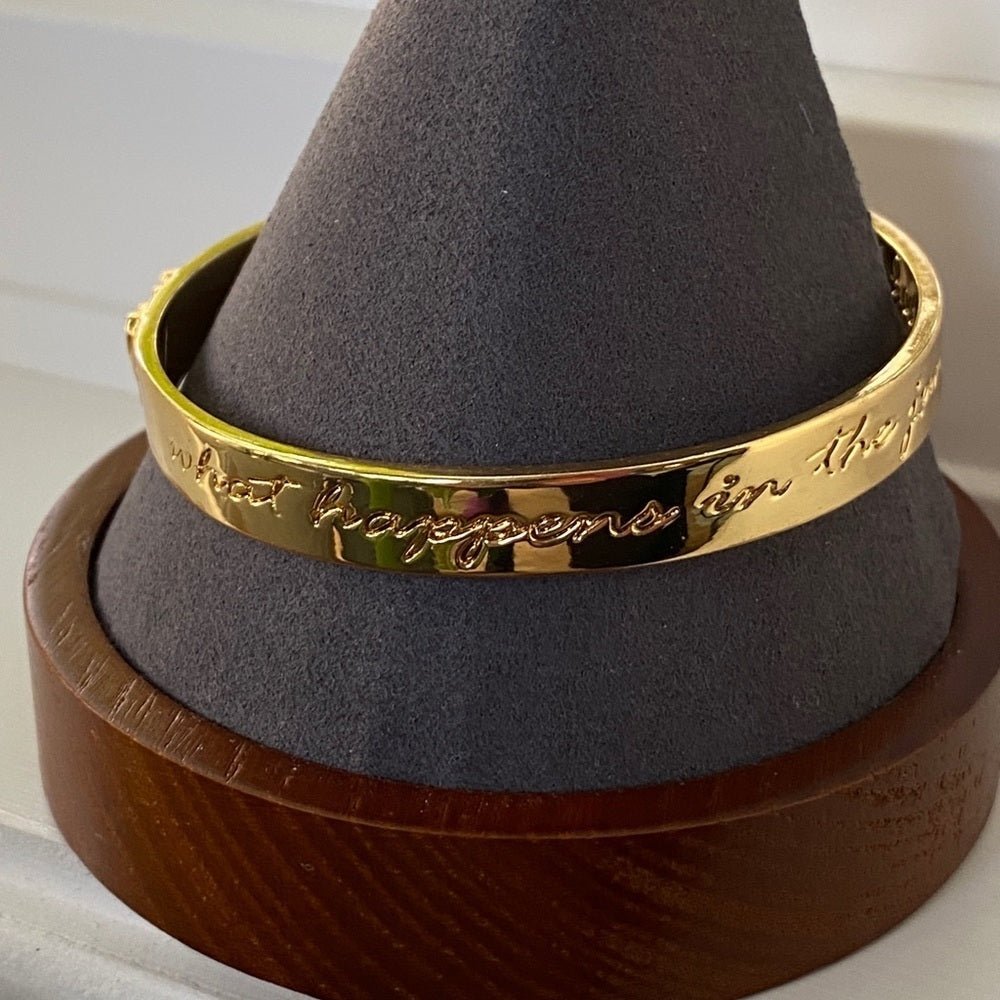BraceletLilly Pulitzer Lucky Elephant Jungle Bangle — Gold Tone