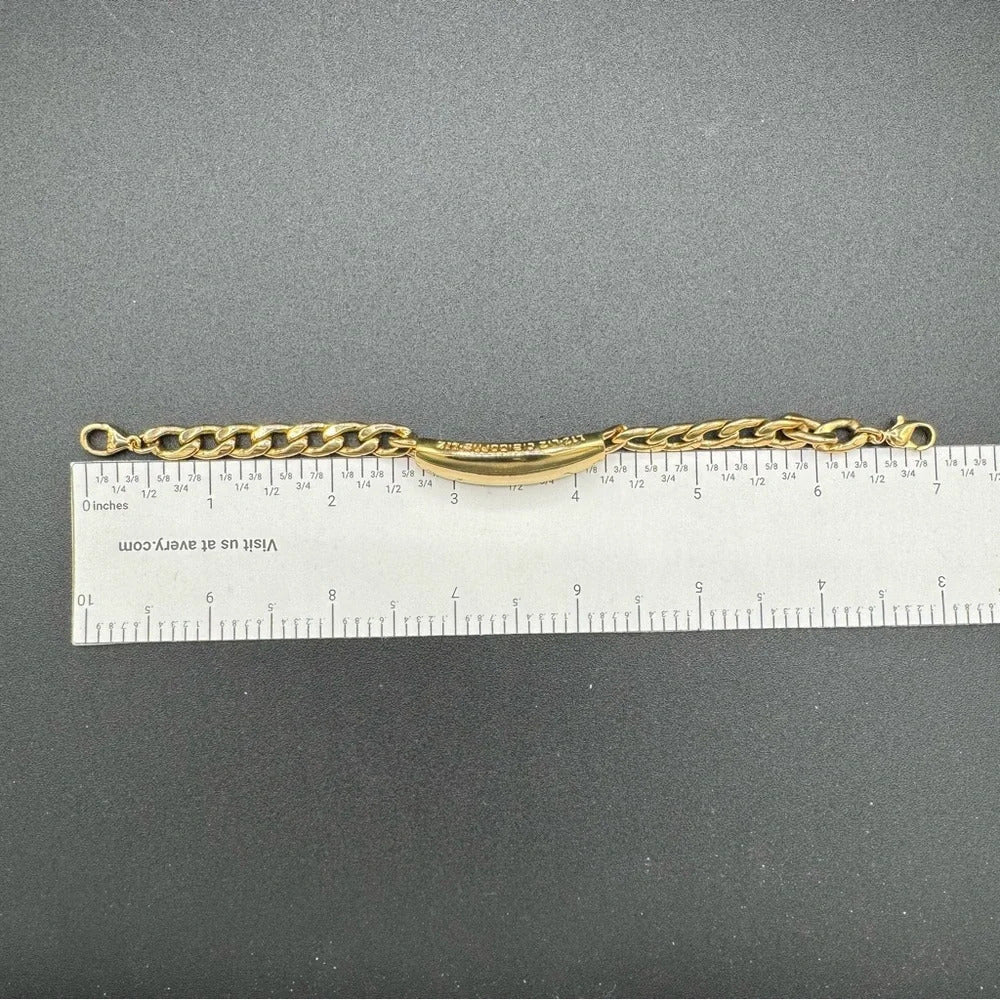 BraceletLiz Claiborne Gold-Tone Chunky ID Bracelet