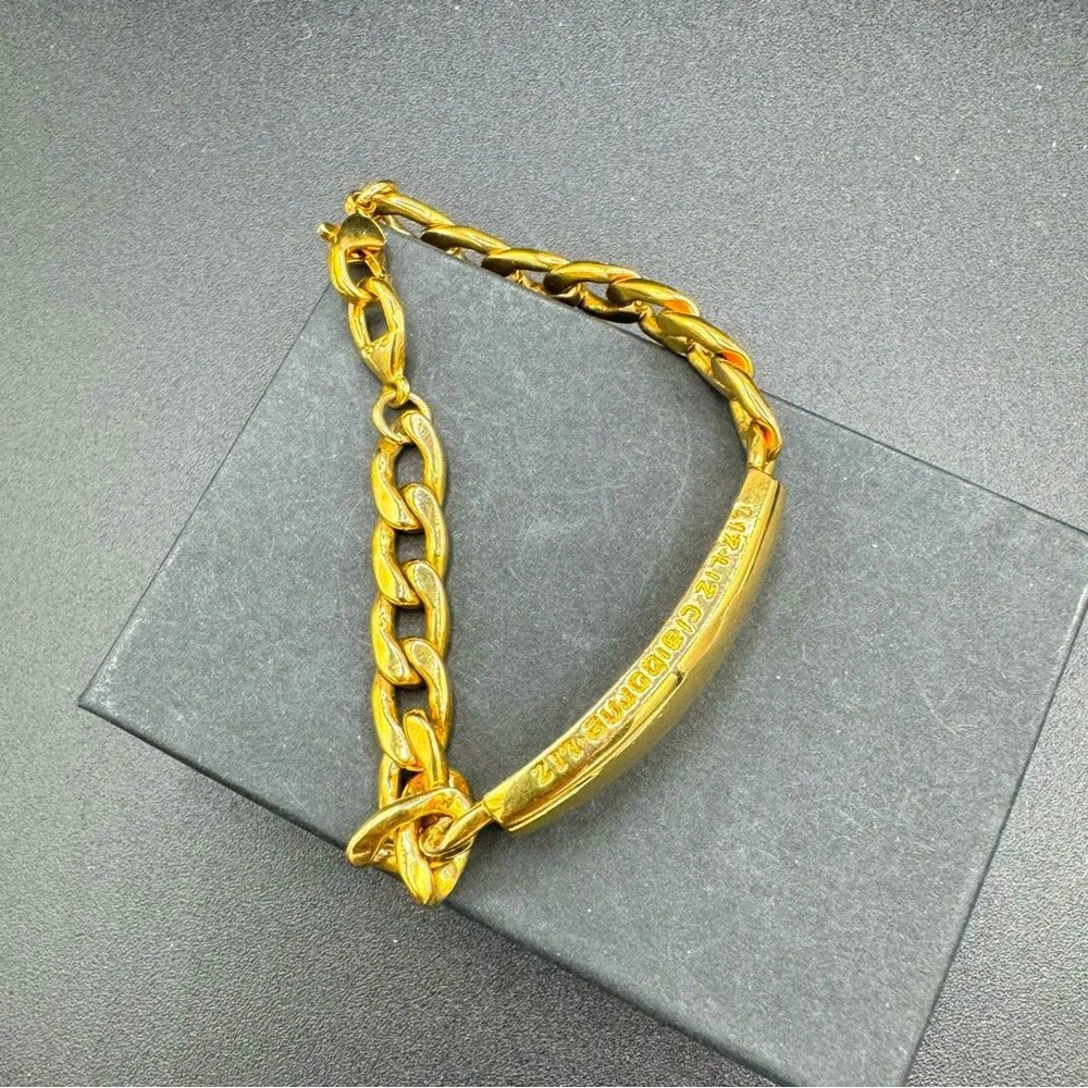 BraceletLiz Claiborne Gold-Tone Chunky ID Bracelet