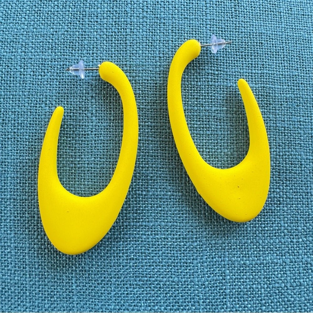EarringsMod Style Yellow Atomic Earrings