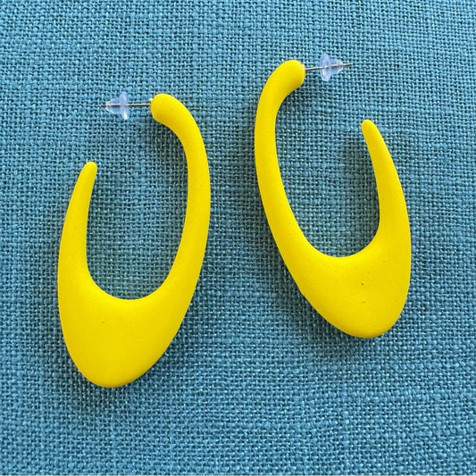 EarringsMod Style Yellow Atomic Earrings