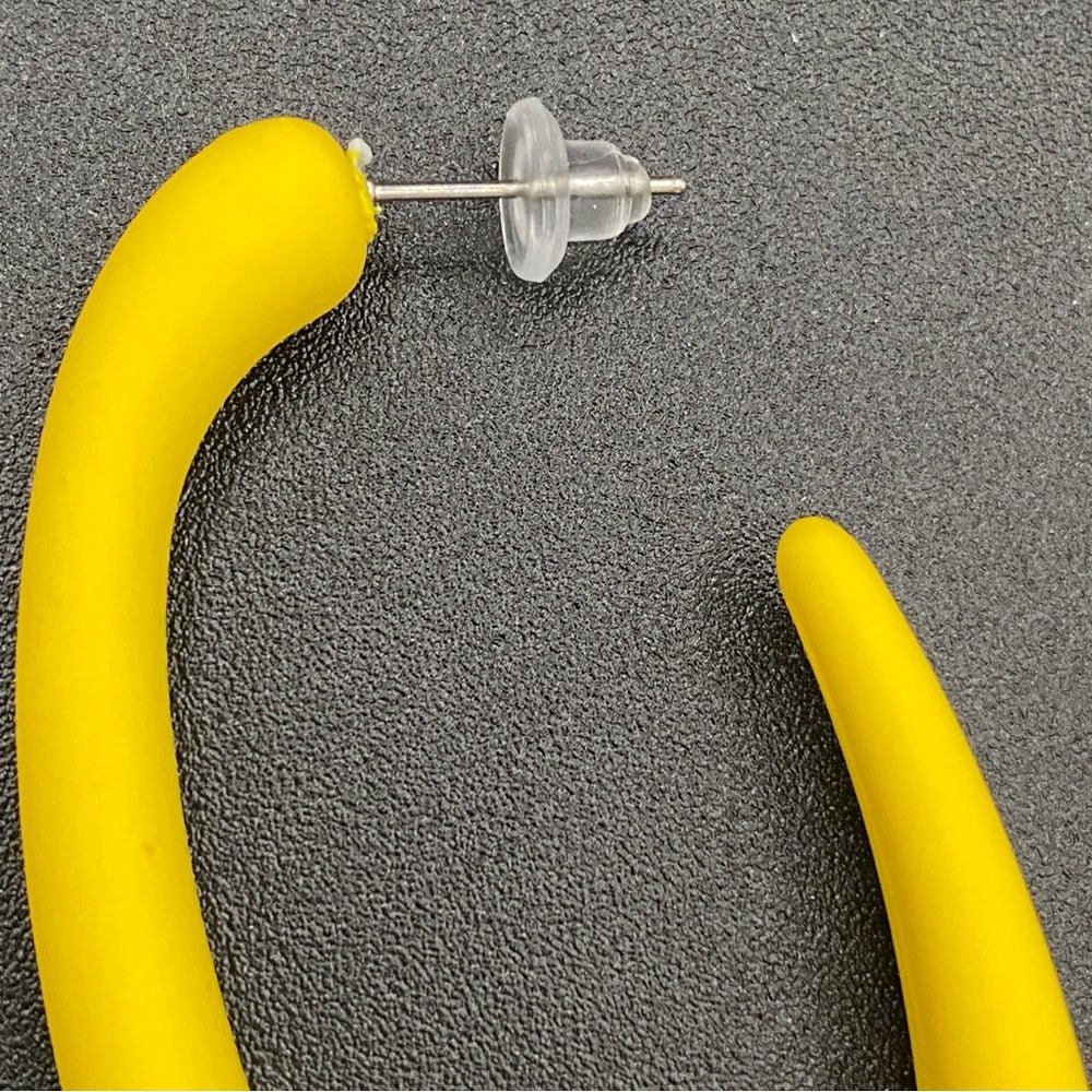EarringsMod Style Yellow Atomic Earrings