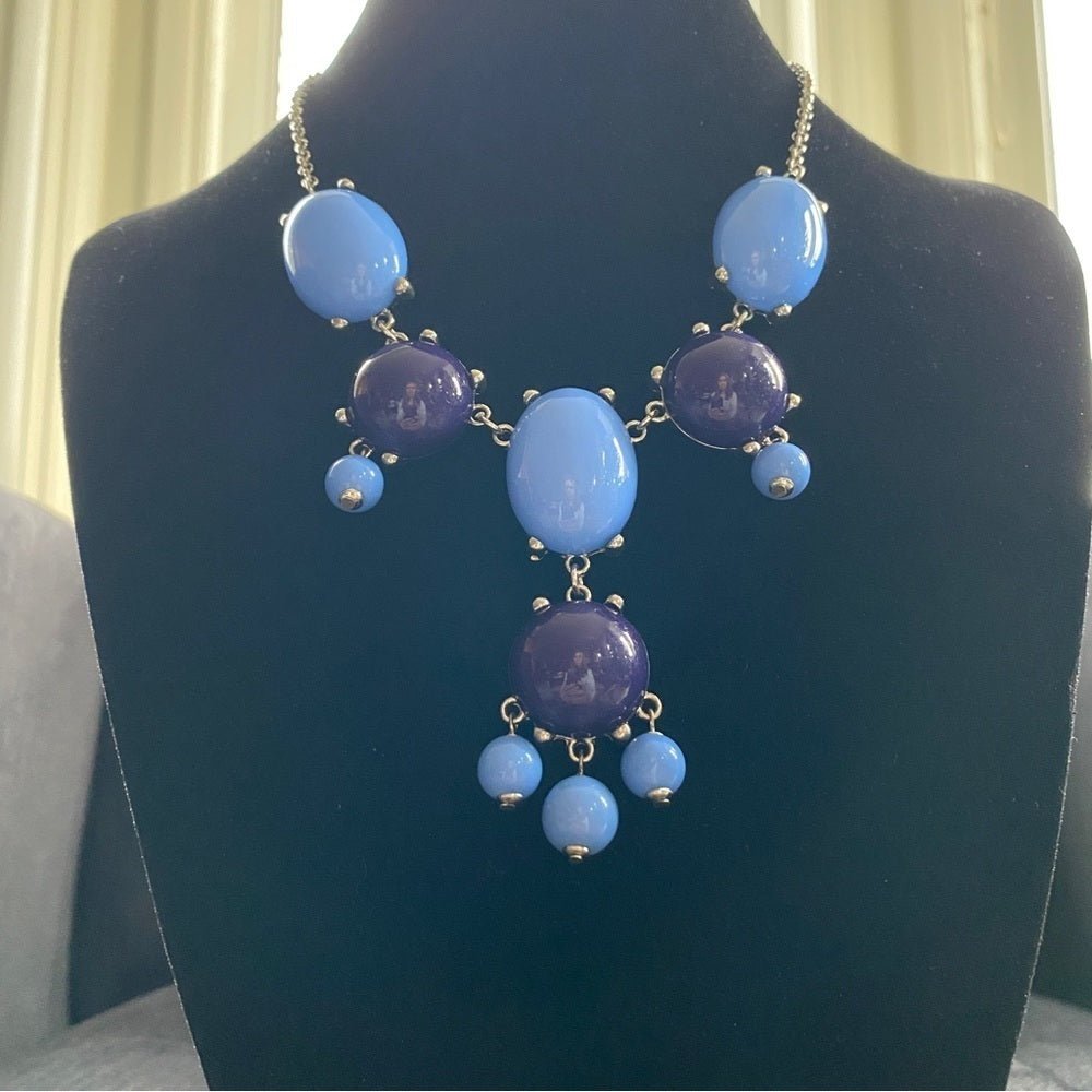 NecklacePurple Chunky Necklace Colorful Y2K Bib Statement Necklace