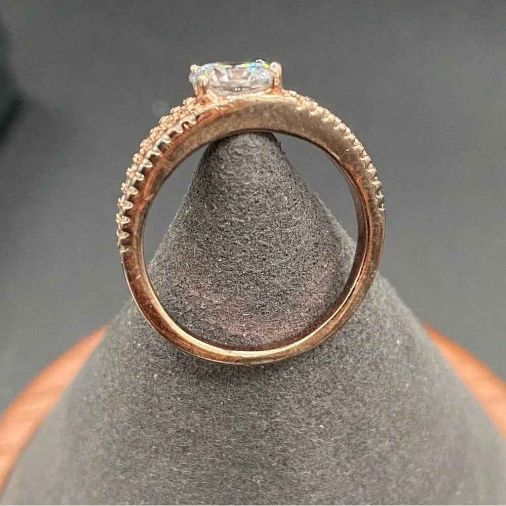 RingsRose Gold CZ Fashion Ring Size 8