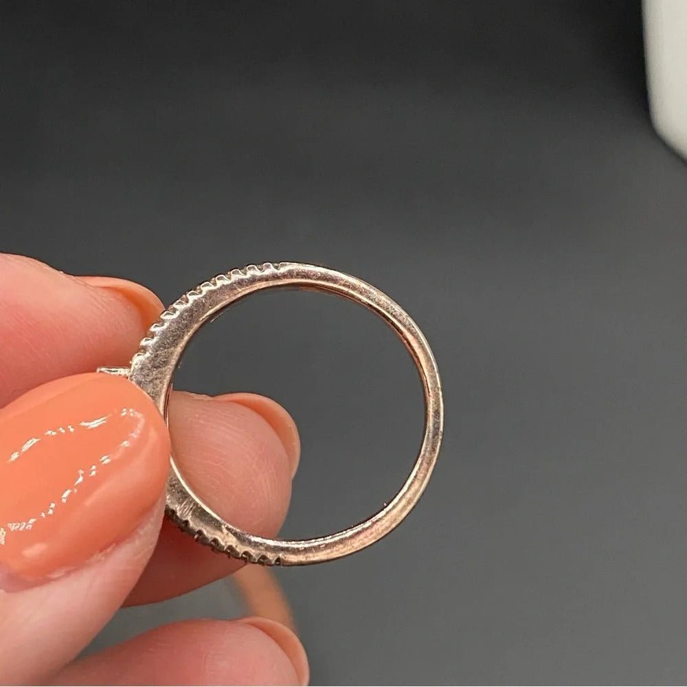 RingsRose Gold CZ Fashion Ring Size 8