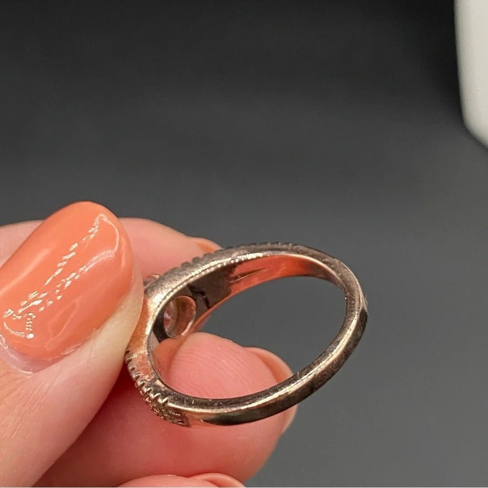 RingsRose Gold CZ Fashion Ring Size 8