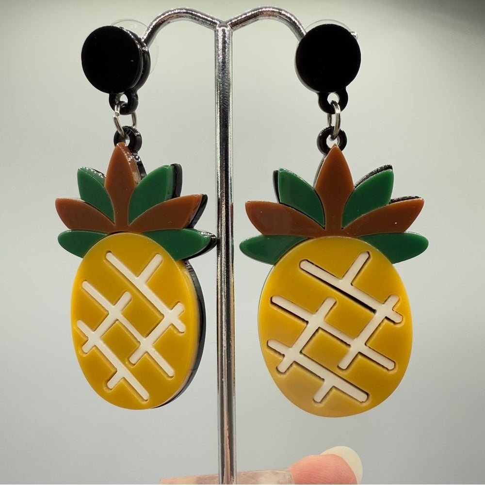 EarringsTropical Pineapple Dangle Earrings