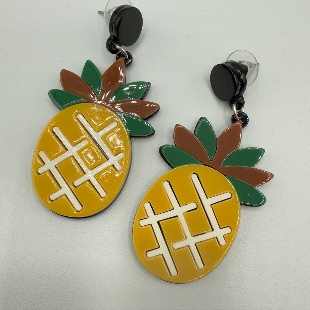 EarringsTropical Pineapple Dangle Earrings