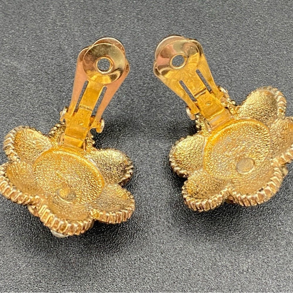 EarringsVintage Sarah Coventry 1973 "Moonlight" Faux Pearl Clip-On Earrings
