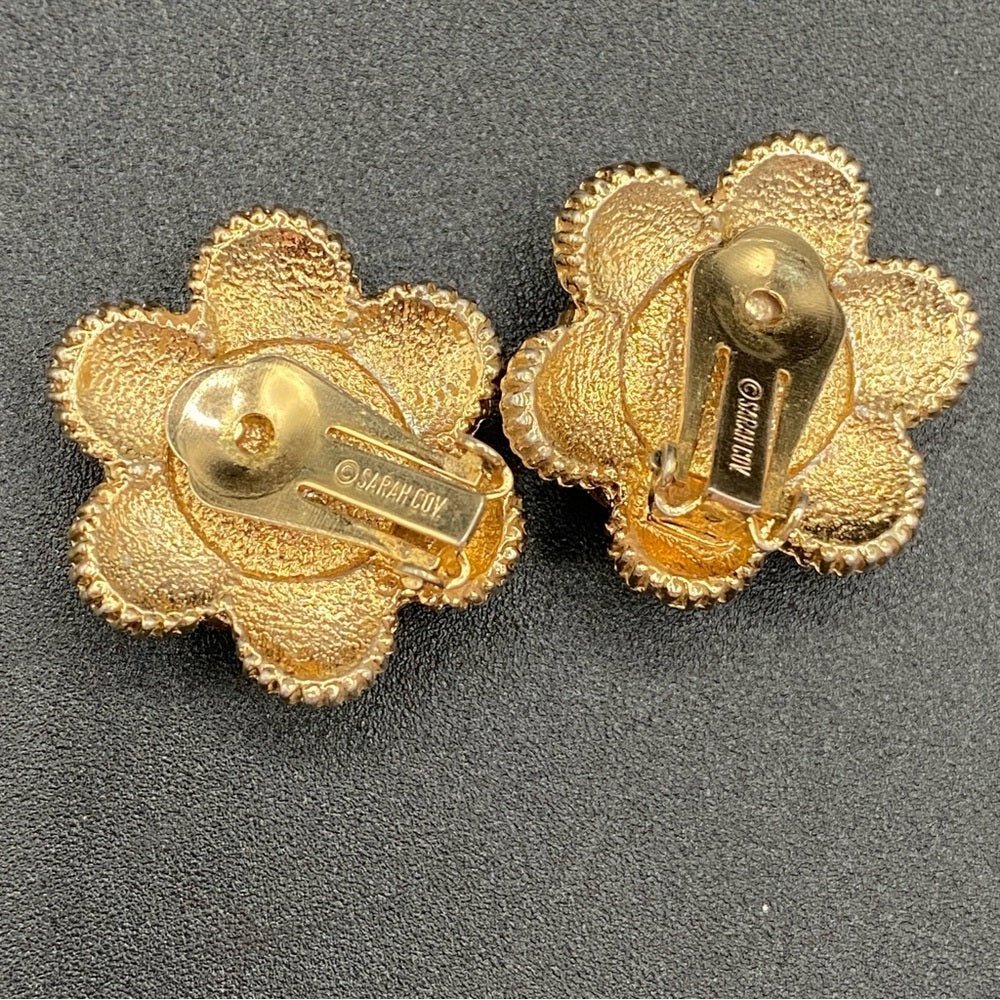 EarringsVintage Sarah Coventry 1973 "Moonlight" Faux Pearl Clip-On Earrings
