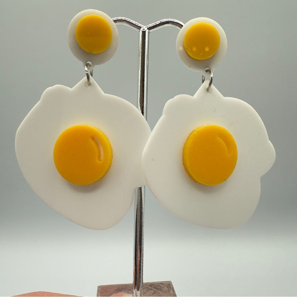 Fried Egg Earrings