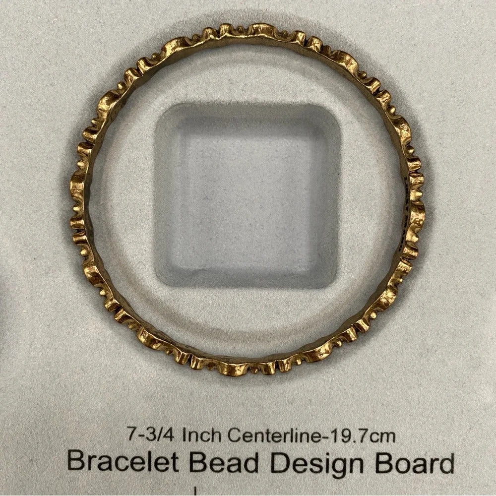 Lucky Brand Scroll & Seahorse Bangle Set