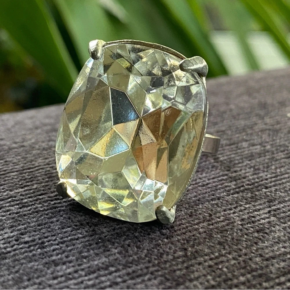 Rare! Art Deco Cocktail Ring