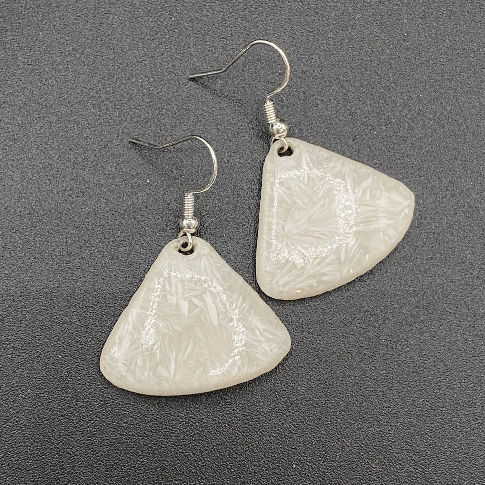 Polaris Ice Glazed Natural Stone Earrings