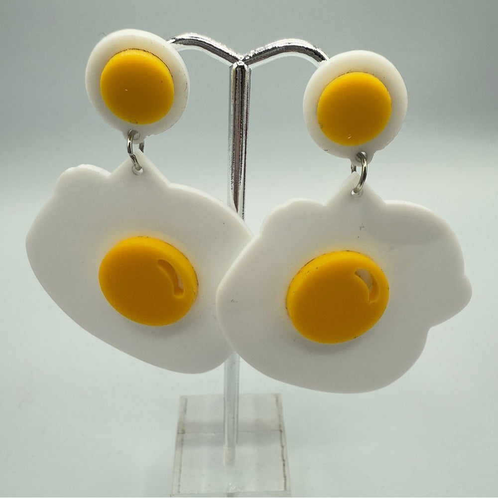 Fried Egg Earrings