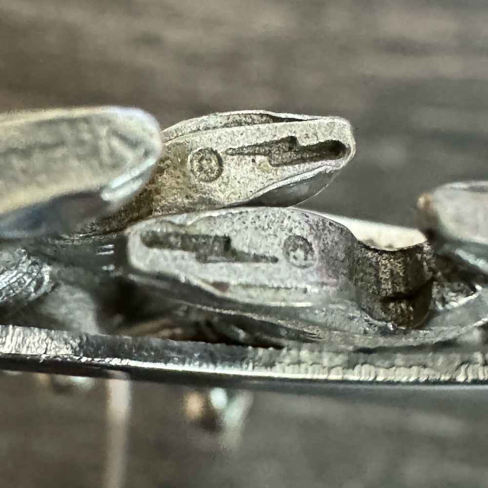 Pewter Cowboy Country and Western Rodeo Dangle Earrings