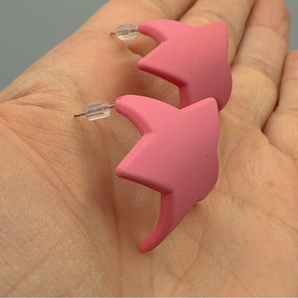 Pink Star Y2K Fun Earrings
