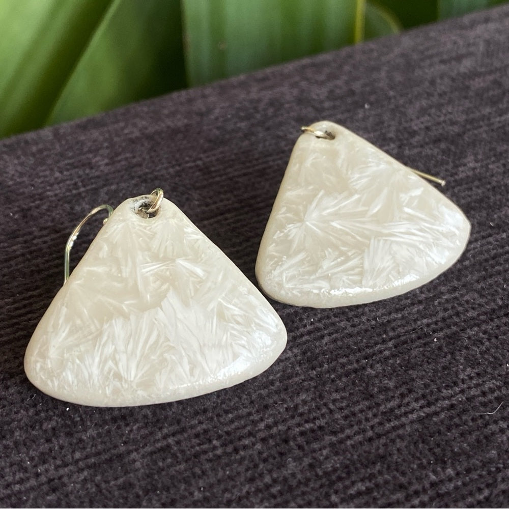 Polaris Ice Glazed Natural Stone Earrings